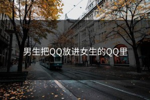 男生把QQ放进女生的QQ里